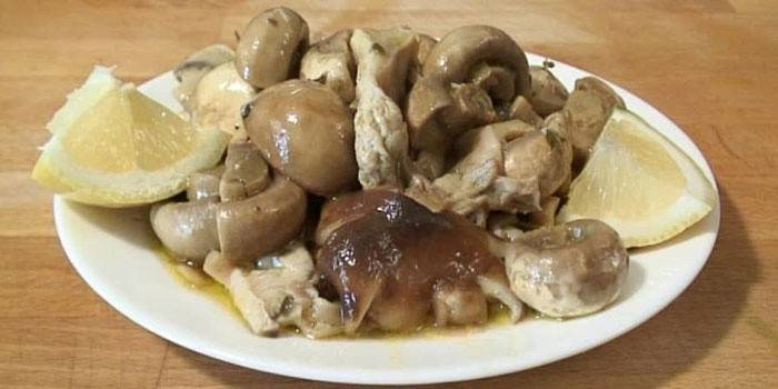 Pohjois-Amerikan marinoitu sieni resepti