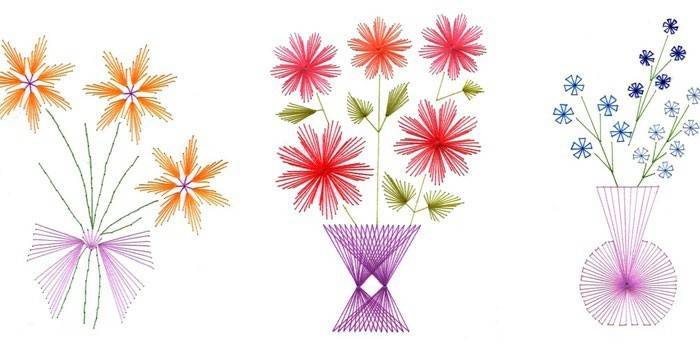 Blumen in der Technik von Isonia