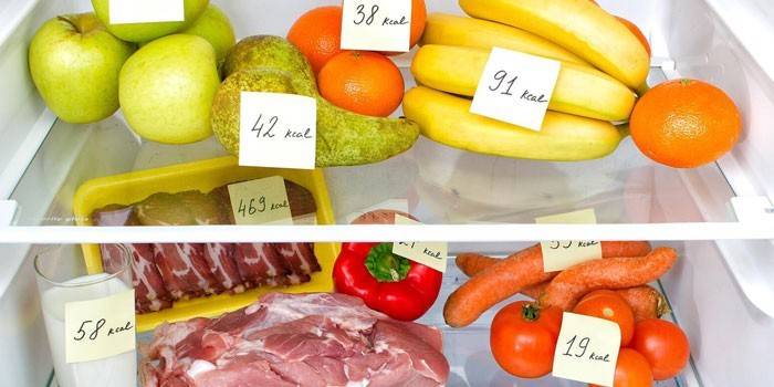 Sản phẩm trong tủ lạnh có hàm lượng calo quy định