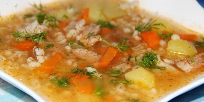 Sopa de cebada