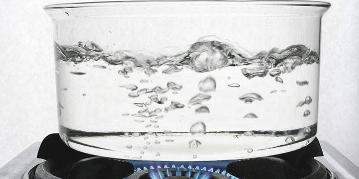 Резервоар за вода с газова горелка