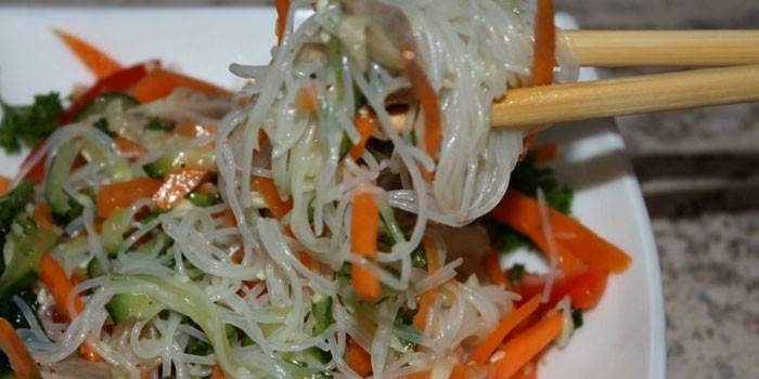 Grønnsaksalat med funchose