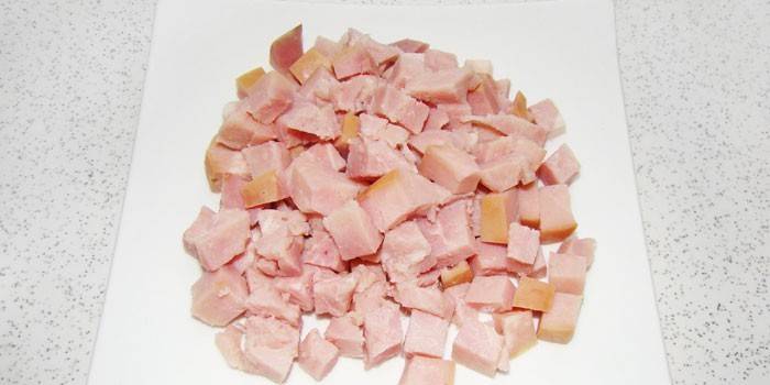 Gewürfelter Schinken