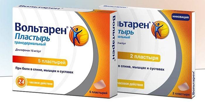 „Voltaren“ transderminiai paketai