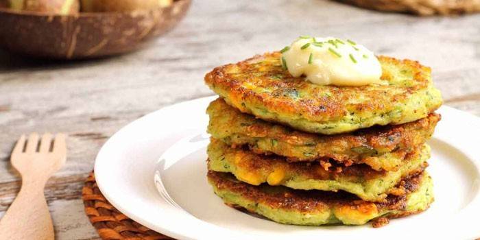 Cukini fritters