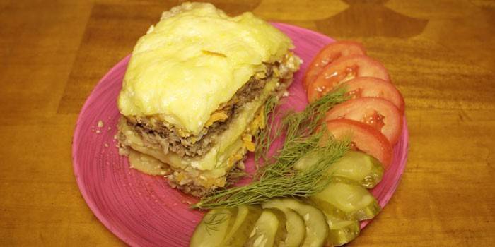Cazuela con verduras