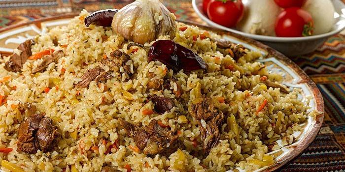 Pilaf με αρνί