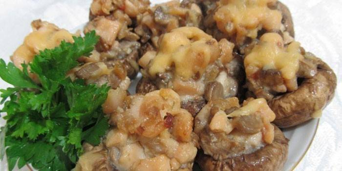 Pilze mit Kartoffeln