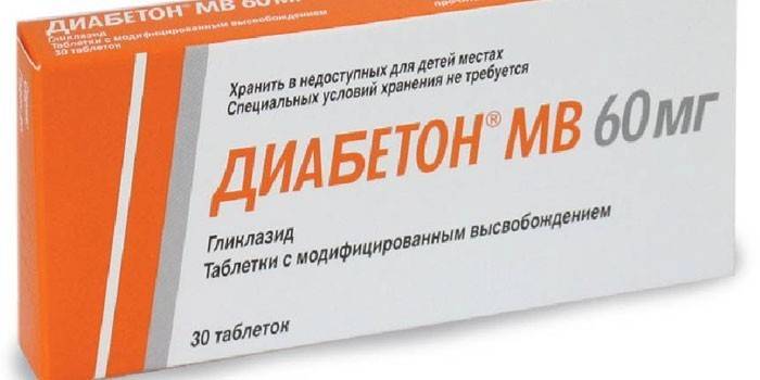 المخدرات Diabeton MV