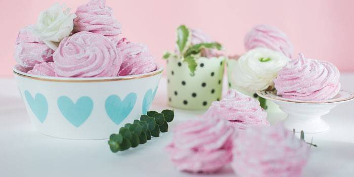 Ροζ marshmallows