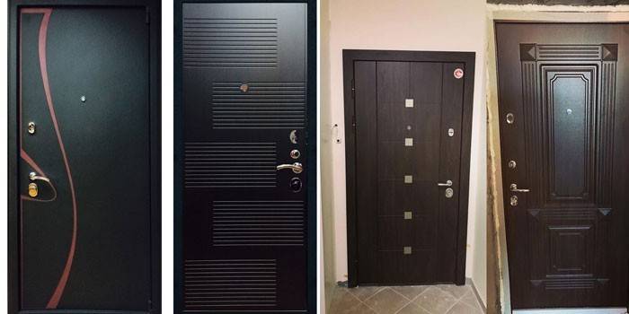 PVC Kaplamalı Giriş Kapısı Modelleri