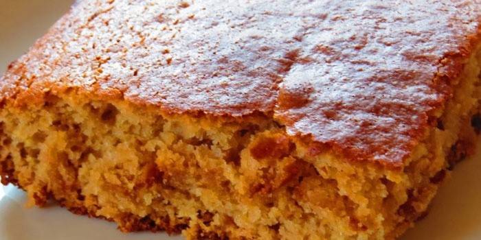 Torte auf einem Teller
