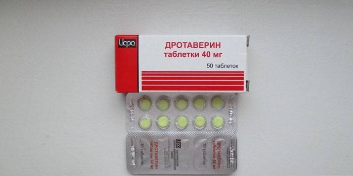 แท็บเล็ต Drotaverin ต่อแพ็ค