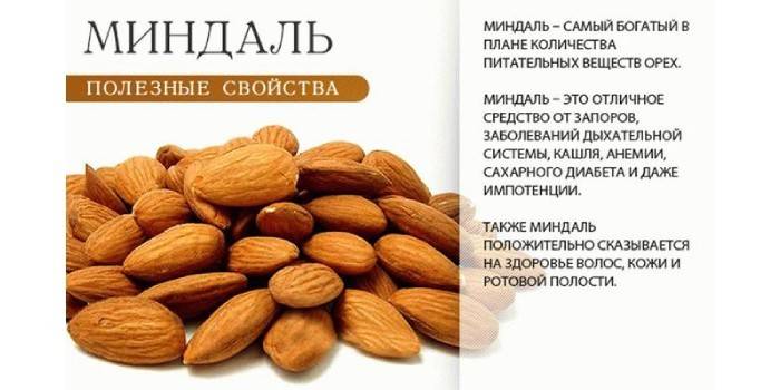 Propriétés utiles des amandes