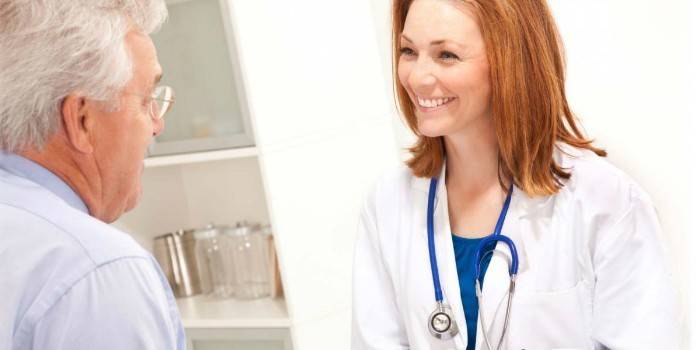 Doctor y paciente