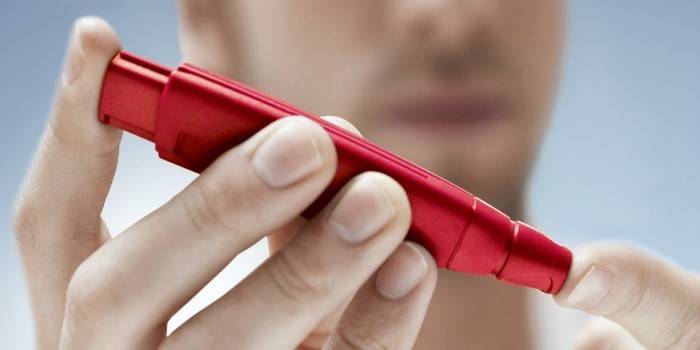 Medidor de glucosa en sangre
