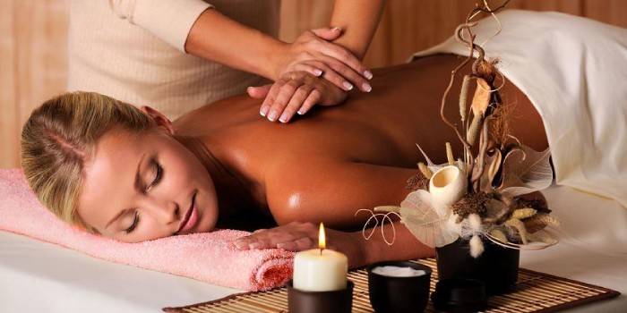 Massage au spa