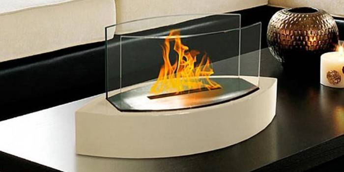 Cheminée de table
