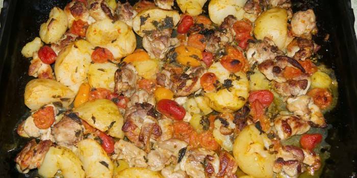 Coxinhas de frango assado com legumes