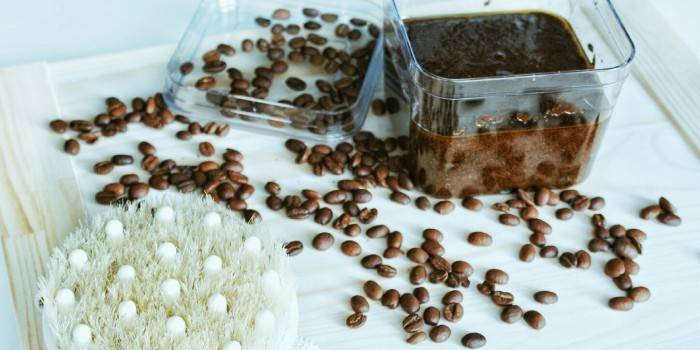 Scrub al caffè preparato