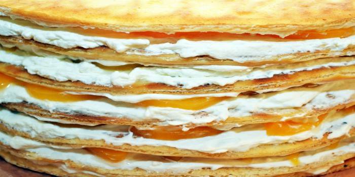 Pastel De Melocotón Leche Chica