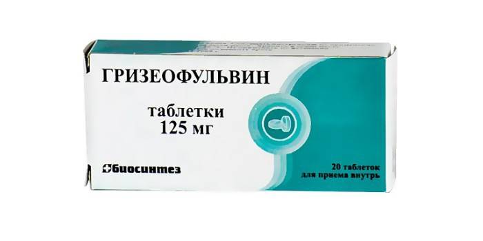 Griseofulvina tabletes