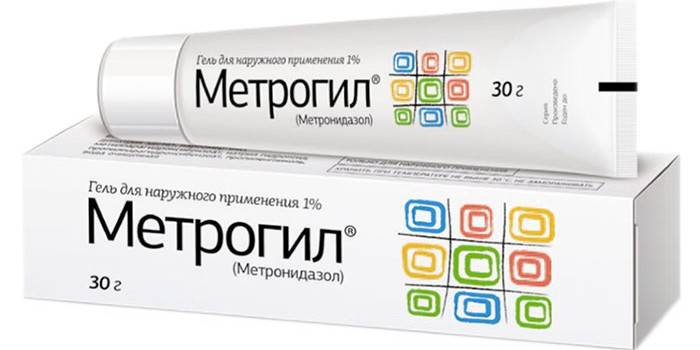Metrogil gelio pakuotė
