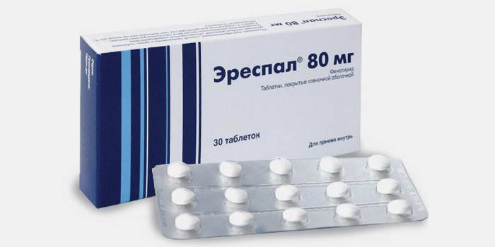 Erespal comprimés en pack