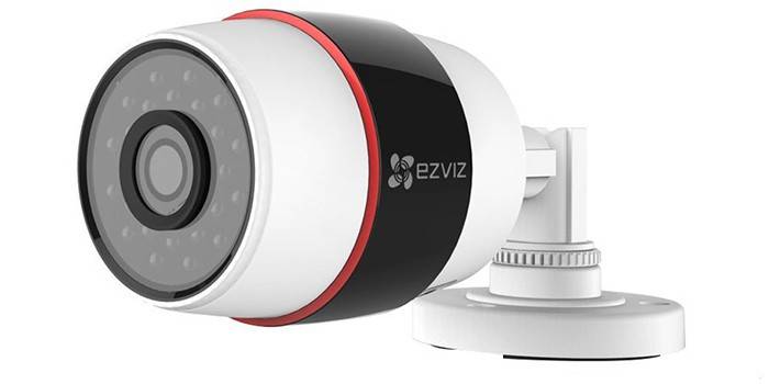 Hikvision EZVIZ C3S (POE) sort / hvid CCTV-kamera