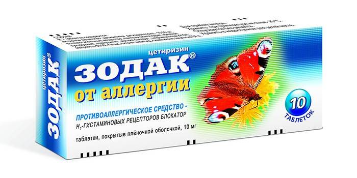 Zodak tabletleri pakette