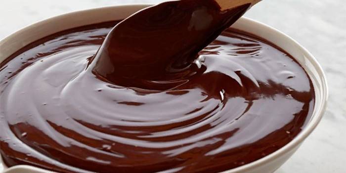 Chocolate derretido