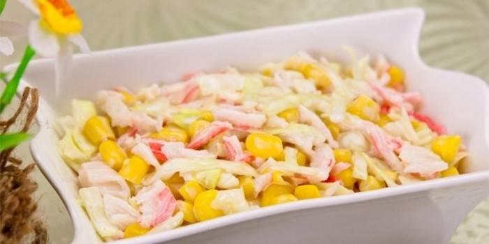 Insalata in un piatto