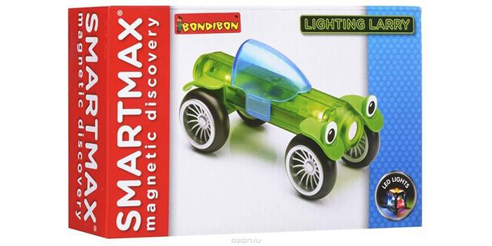 Valaistava magneettinen suunnittelija Bondibon Smartmax paketissa
