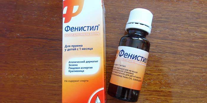 Fenistilin pakete düşmesi