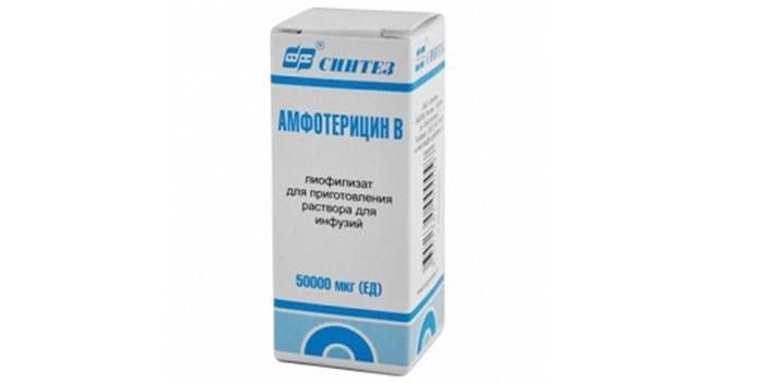 Amphotericin B trong gói