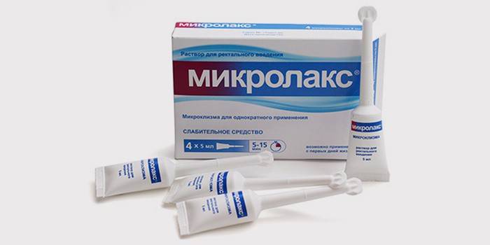 „Microlax“ pakuotėje