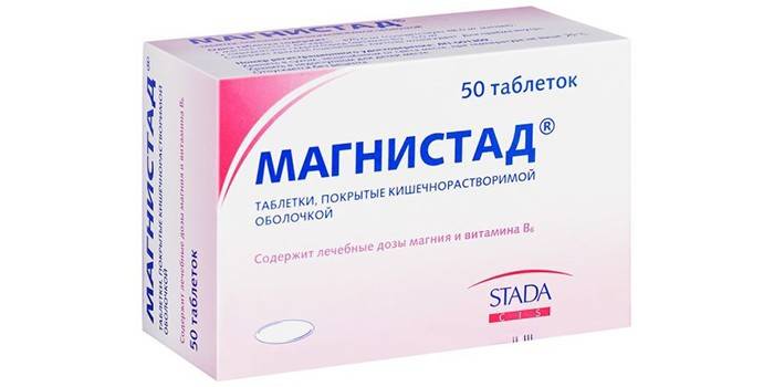Магнистад таблетки в опаковка