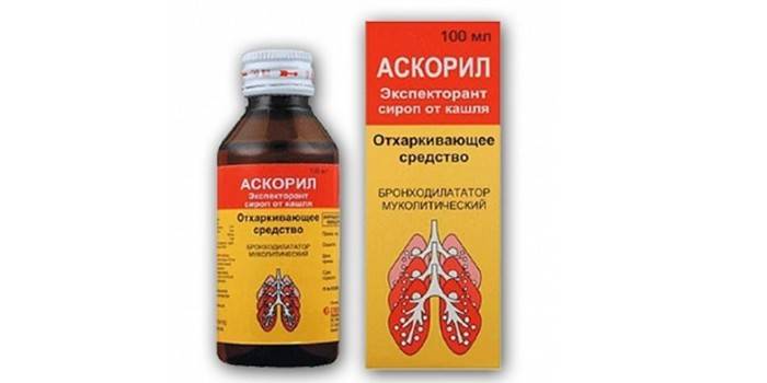 Ascoril Hustensaftpackung