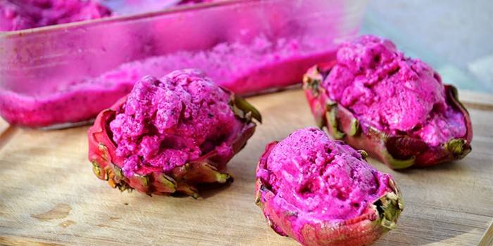 Inshell Pitahaya Sorbet
