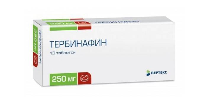 Terbinafin-Tabletten pro Packung