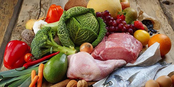 Set d'aliments dietètics