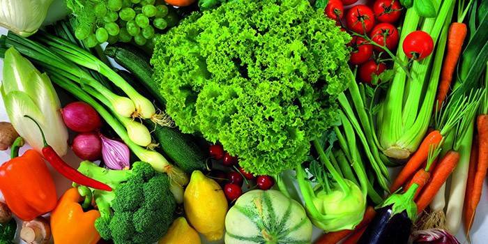 Legumes e frutas