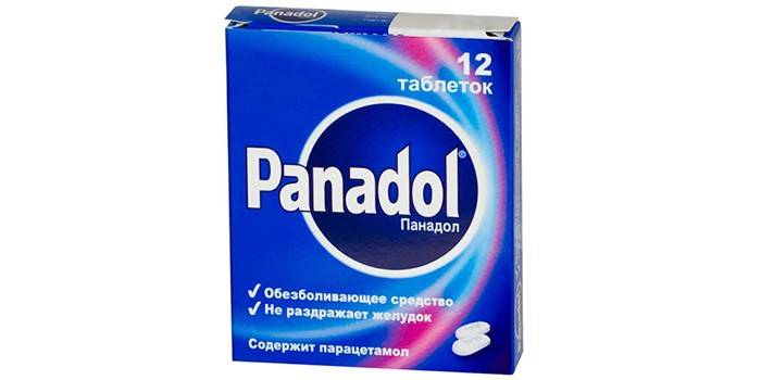 „Panadol“ tablečių pakuotė
