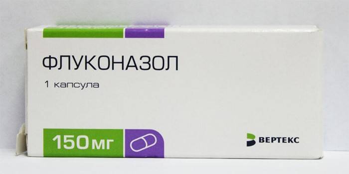 Κάψουλα φλουκανάλης σε συσκευασία