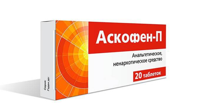 Askofen-P iepakojumā
