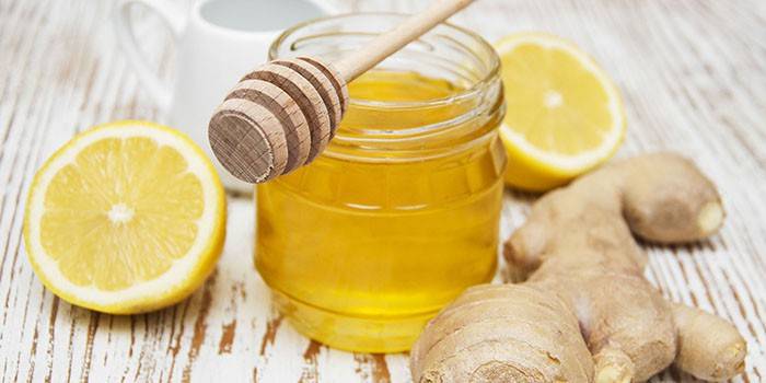 Medus, imbieras ir kosulio citrina