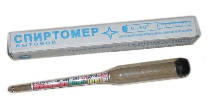 Medidor de álcool doméstico