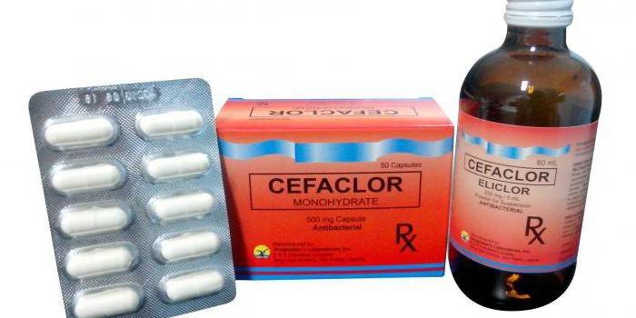 Formas de liberação da droga Cefaclor