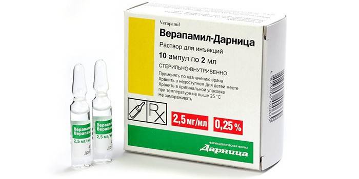 Verapamil in fiale
