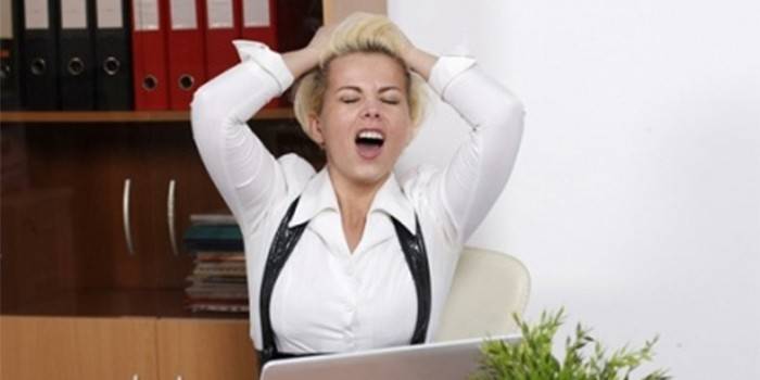 Chica lugar de trabajo